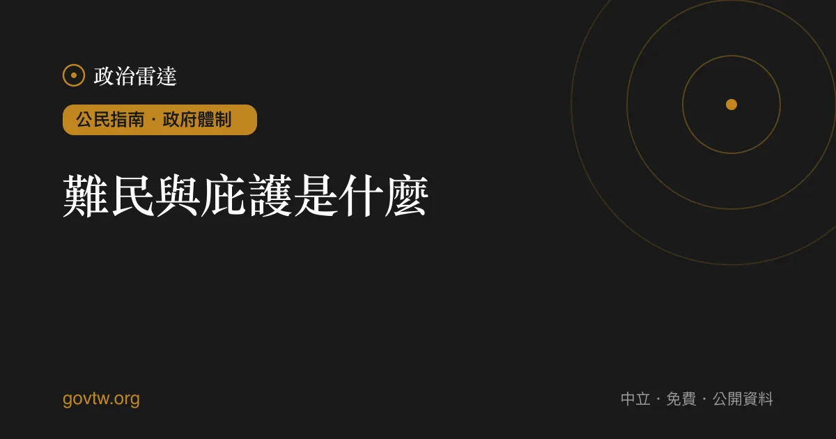 難民與庇護是什麼？｜政治雷達公民指南